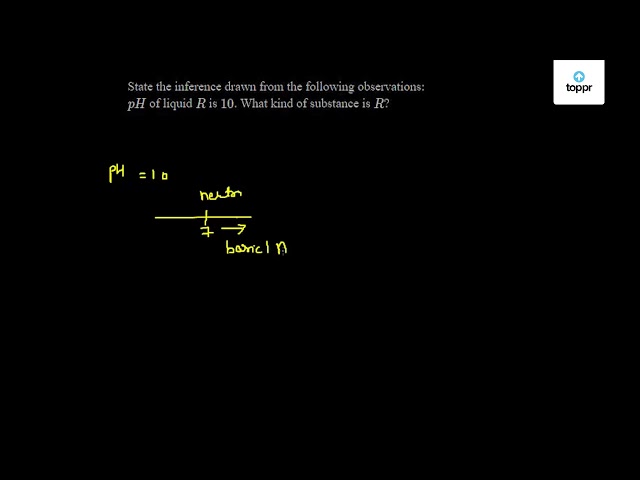 state-the-inference-drawn-from-the-following-observations-ph-of-liquid