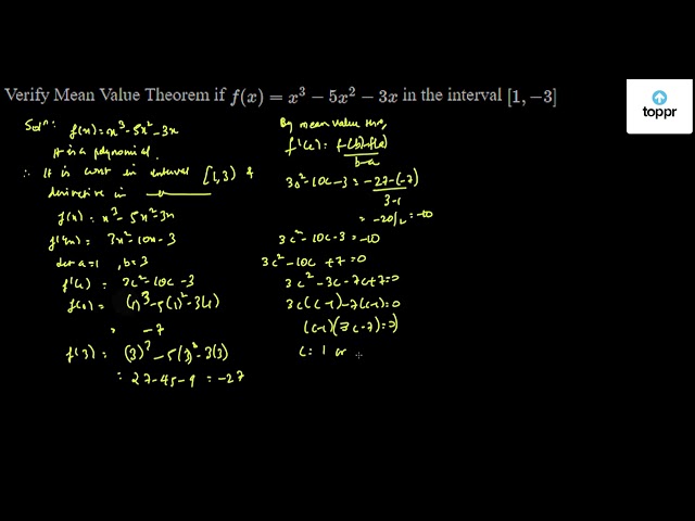 verify-mean-value-theorem-verify-mean-value-theorem-class-12-verify