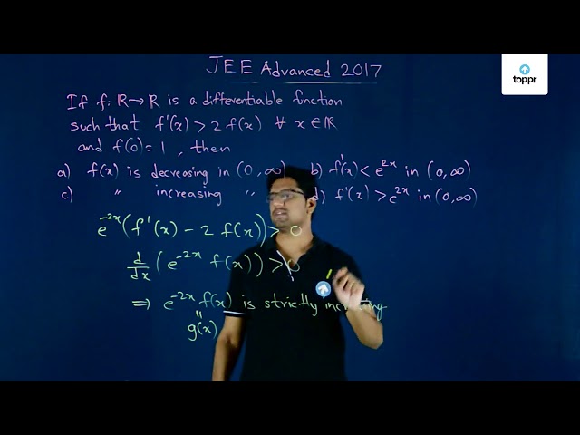 If F R R Is A Twice Differentiable Function Such That F X 0 For All X R And F 12 12 F 1 1 Then