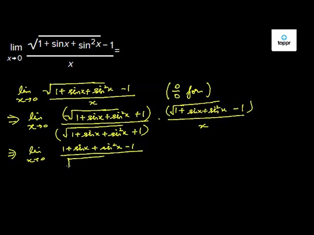 limit-x-0-1-sinx-sin-2x-1x