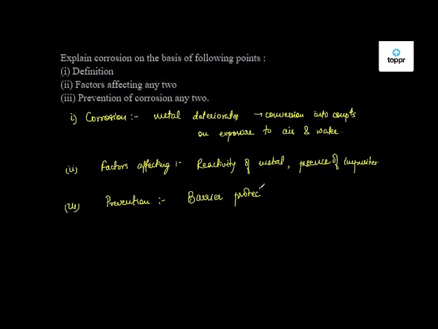 corrosion definition