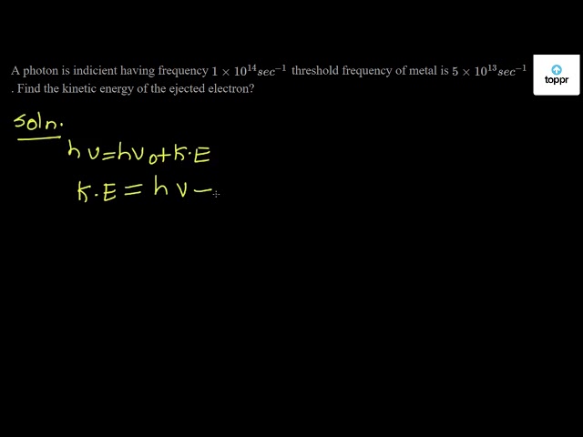 Threshold frequency