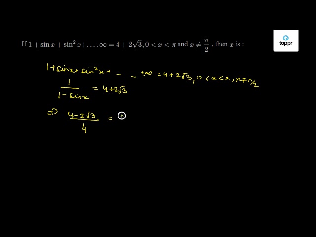 if-1-sin-x-sin-2-x-4-2-3-0