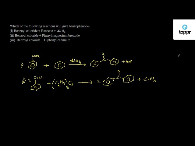 phenylmagnesium bromide and benzophenone