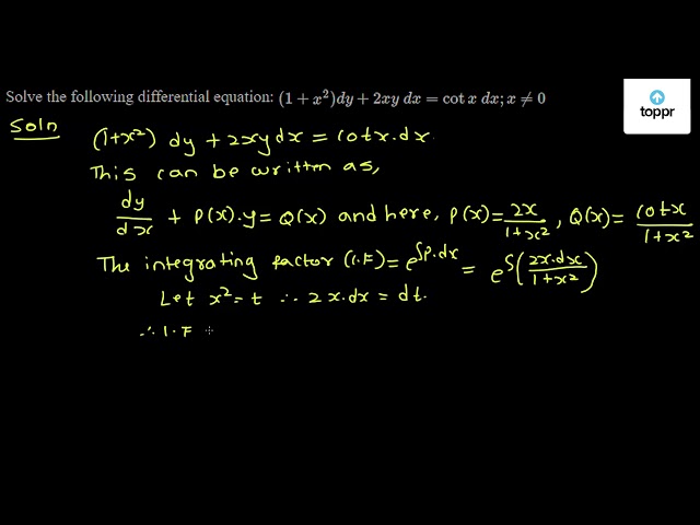 He A 1 8 B 11 8 C 3 8 The Differential Equation Of The System Of Circles Touching The X Axis At Origin A X2 Y2 Dy Dx 2xy 0 B X2 Y Dy Dx 2xy 0 C X Y