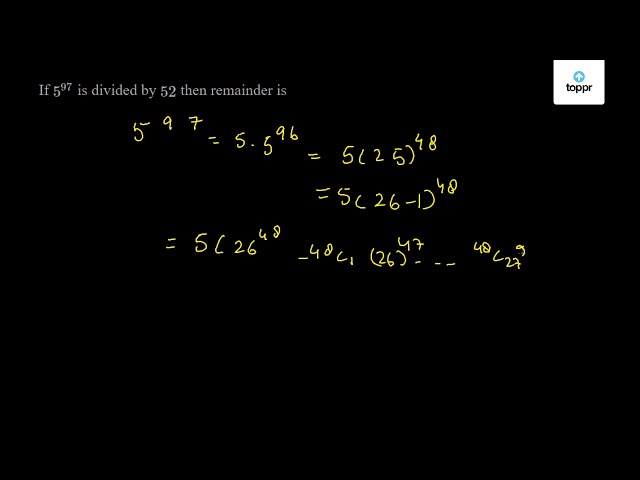 if-5-97-is-divided-by-52-then-remainder-is