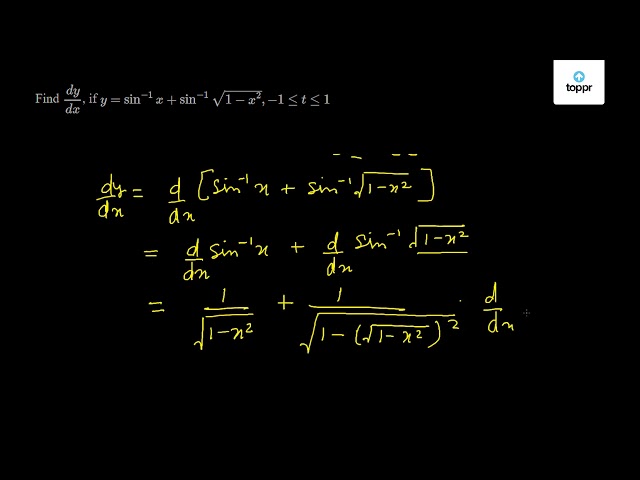 find-dy-dx-if-y-sin-1-x-sin-1-1-x-2-1-t-1