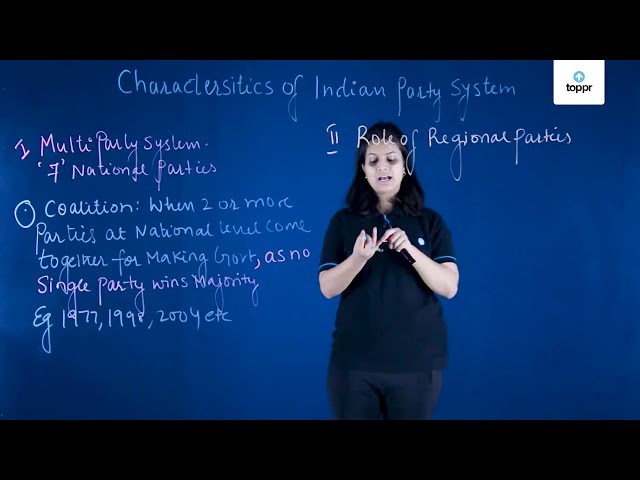 characteristics-of-indian-party-system-in-hindi-civics-video-lectures