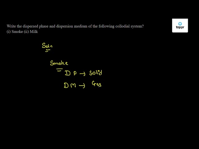 write-the-dispersed-phase-and-dispersion-medium-of-the-following