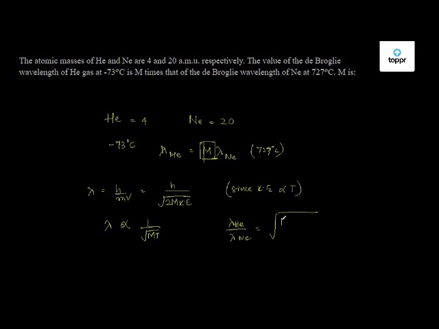 Atomic Mass Of He