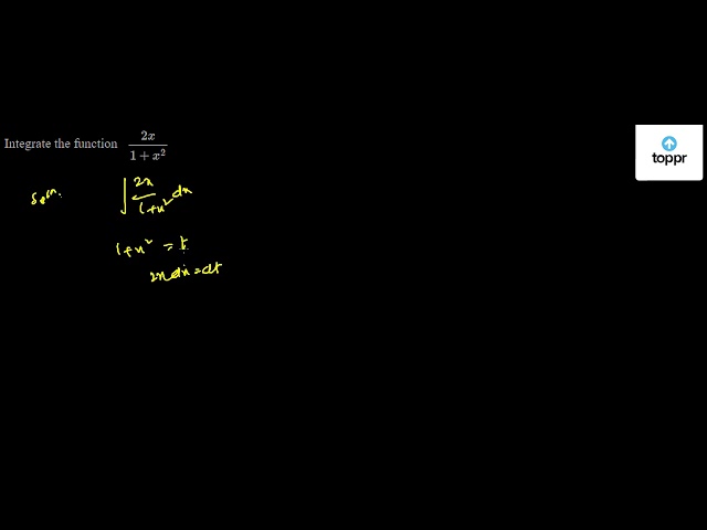 Integrate the function 2x1 + x^2