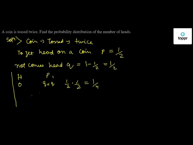 a-coin-is-tossed-twice-find-the-probability-distribution-of-the-number